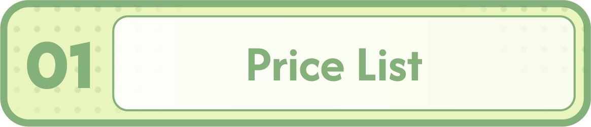 Price List Price List